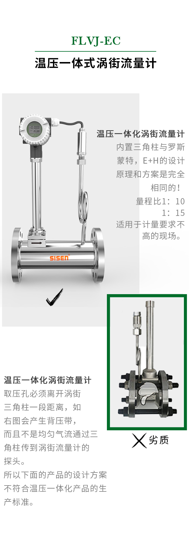 溫壓一體式渦街流量計-廠(chǎng)家