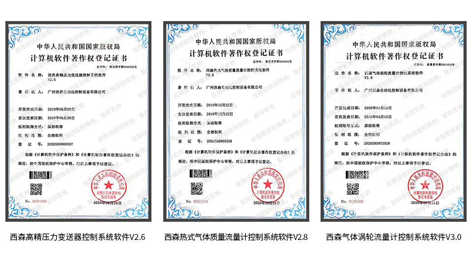 西森計算機軟件著(zhù)作權登記證書(shū)