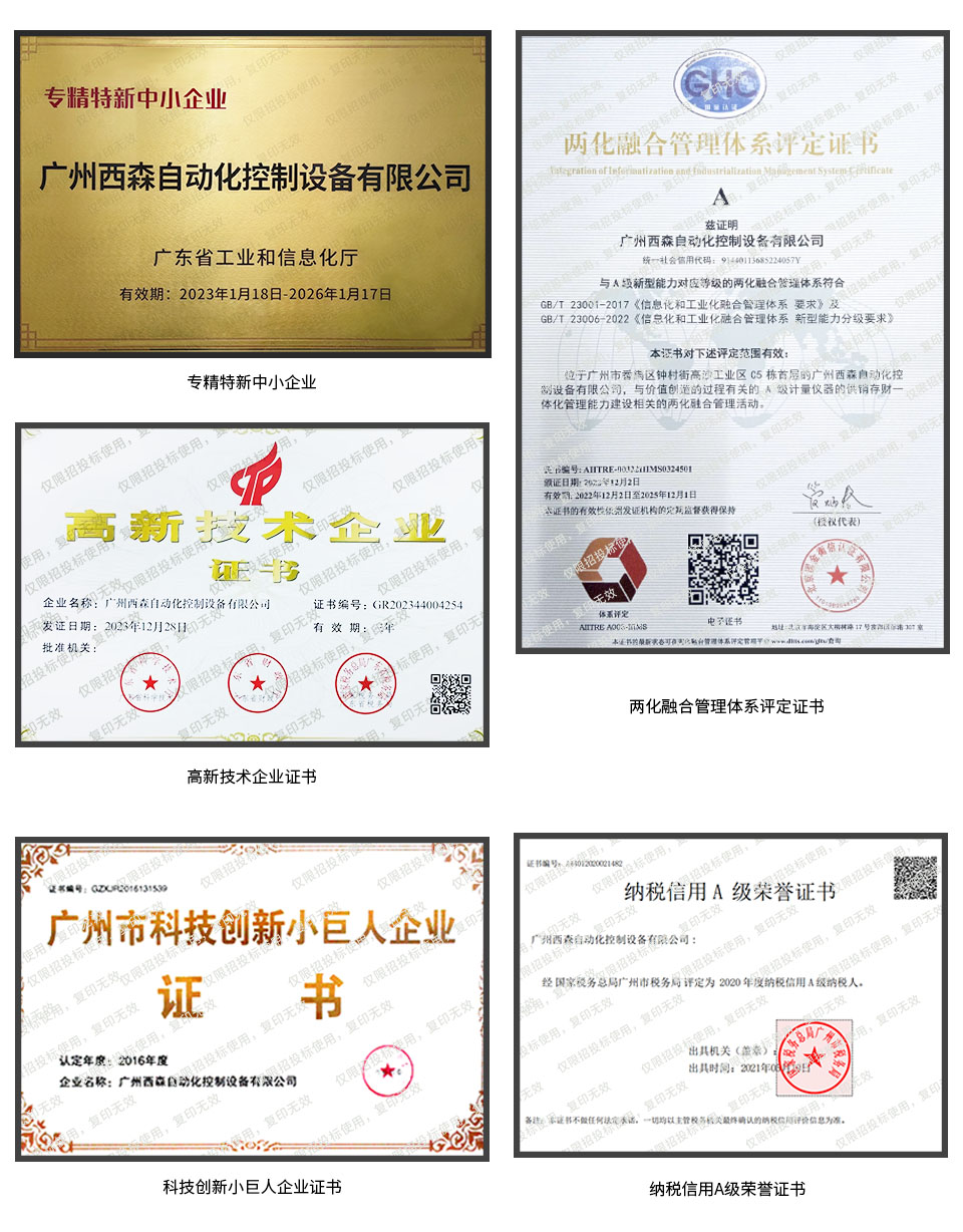 西森·中國 榮譽(yù)證書(shū)