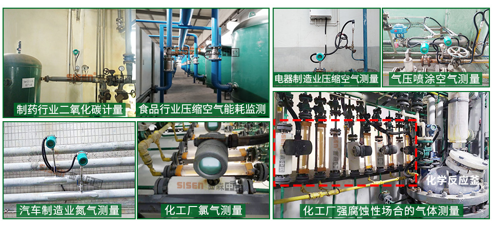 熱式氣體質(zhì)量流量計應用現場(chǎng)